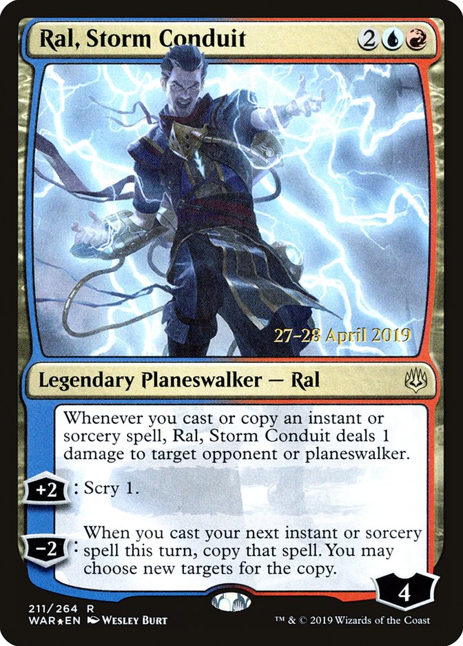 Ral, Storm Conduit  [War of the Spark Prerelease Promos] | Jack's On Queen