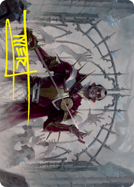 Cemetery Gatekeeper Art Card (Gold-Stamped Signature) [Innistrad: Crimson Vow Art Series] | Jack's On Queen