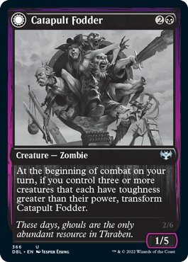 Catapult Fodder // Catapult Captain [Innistrad: Double Feature] | Jack's On Queen