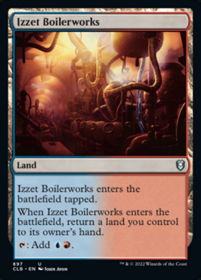 Izzet Boilerworks [Commander Legends: Battle for Baldur's Gate] | Jack's On Queen