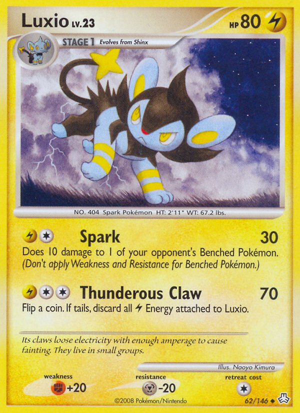 Luxio (62/146) [Diamond & Pearl: Legends Awakened] | Jack's On Queen