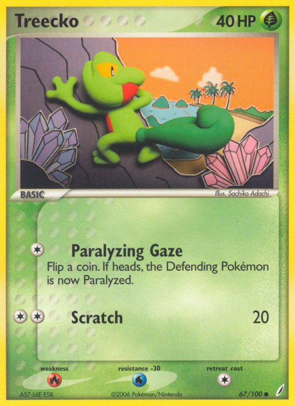 Treecko (67/100) [EX: Crystal Guardians] | Jack's On Queen