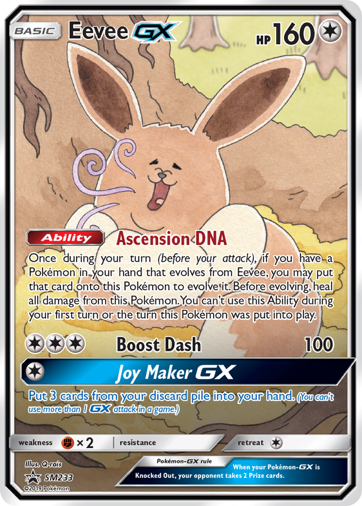 Eevee GX (SM233) [Sun & Moon: Black Star Promos] | Jack's On Queen