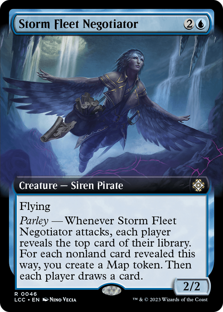 Storm Fleet Negotiator (Extended Art) [The Lost Caverns of Ixalan Commander] | Jack's On Queen