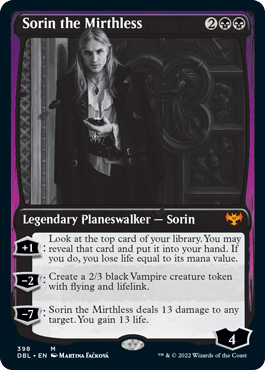 Sorin the Mirthless [Innistrad: Double Feature] | Jack's On Queen