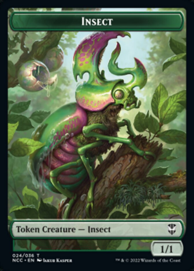 Ogre // Insect Double-sided Token [Streets of New Capenna Commander Tokens] | Jack's On Queen
