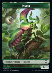 Ogre // Insect Double-sided Token [Streets of New Capenna Commander Tokens] | Jack's On Queen