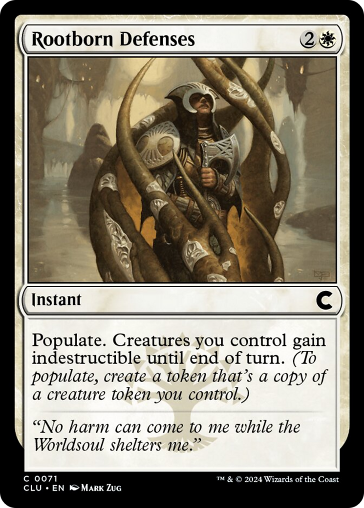 Rootborn Defenses [Ravnica: Clue Edition] | Jack's On Queen