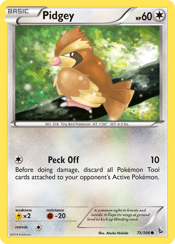 Pidgey (75/106) [XY: Flashfire] | Jack's On Queen