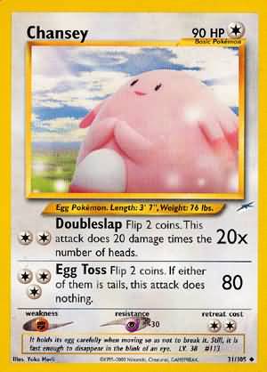 Chansey (31/105) [Neo Destiny Unlimited] | Jack's On Queen