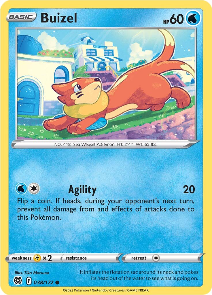 Buizel (038/172) [Sword & Shield: Brilliant Stars] | Jack's On Queen