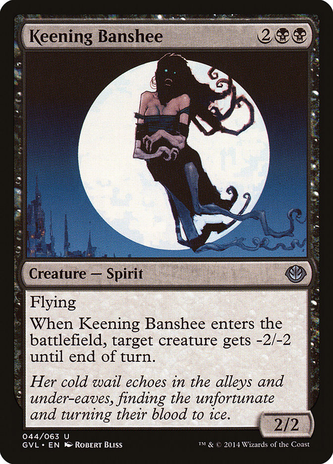 Keening Banshee (Garruk vs. Liliana) [Duel Decks Anthology] | Jack's On Queen