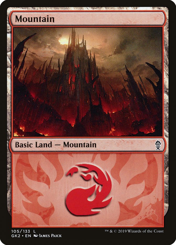 Mountain (105) [Ravnica Allegiance Guild Kit] | Jack's On Queen