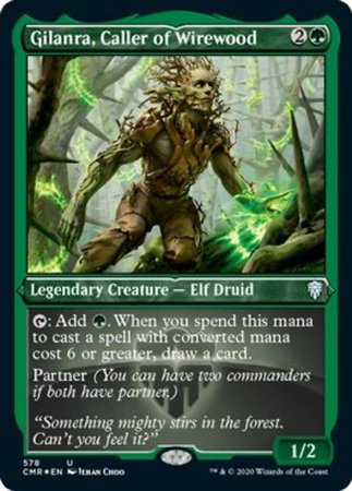 Gilanra, Caller or Wirewood (Foil Etched) [Commander Legends] | Jack's On Queen