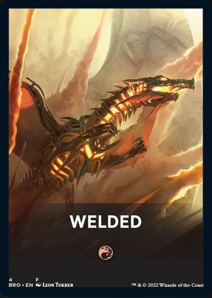 Welded Theme Card [The Brothers' War Tokens] | Jack's On Queen