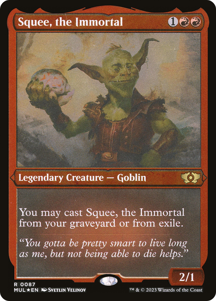 Squee, the Immortal (Foil Etched) [Multiverse Legends] | Jack's On Queen