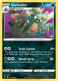 Garbodor (111/185) [Sword & Shield: Vivid Voltage] | Jack's On Queen