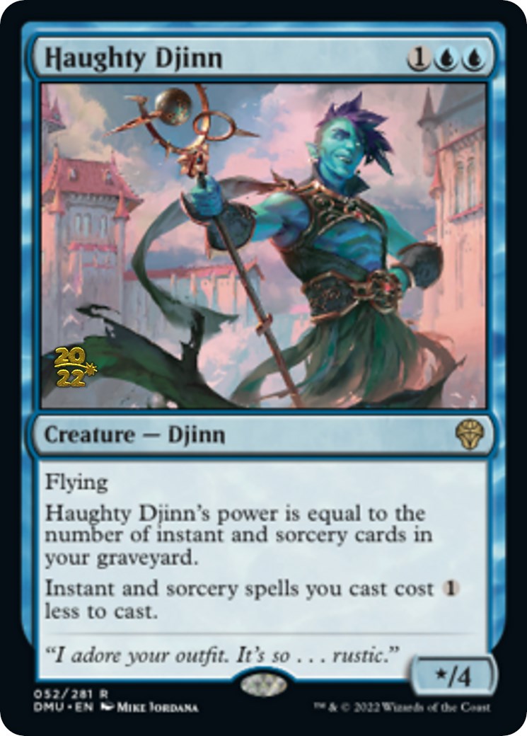 Haughty Djinn [Dominaria United Prerelease Promos] | Jack's On Queen