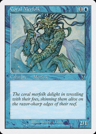 Coral Merfolk [Seventh Edition] | Jack's On Queen