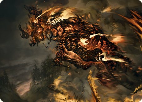 Pyre Spawn Art Card [Innistrad: Crimson Vow Art Series] | Jack's On Queen