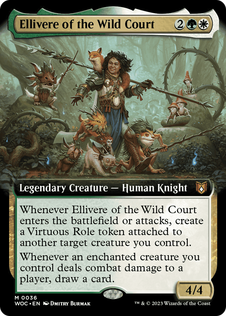 Ellivere of the Wild Court (Extended Art) [Wilds of Eldraine Commander] | Jack's On Queen