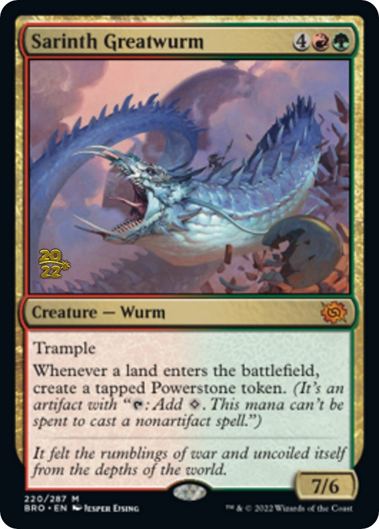 Sarinth Greatwurm [The Brothers' War: Prerelease Promos] | Jack's On Queen