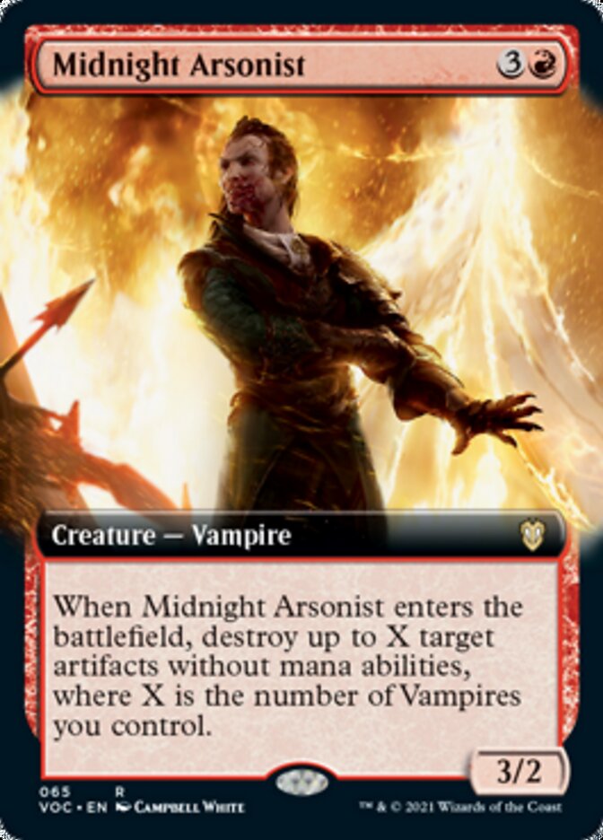 Midnight Arsonist (Extended) [Innistrad: Crimson Vow Commander] | Jack's On Queen