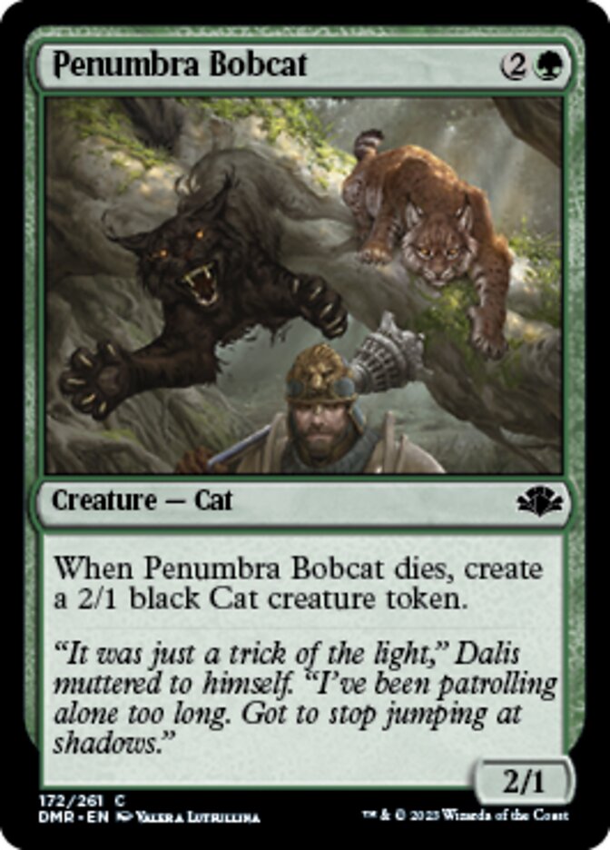 Penumbra Bobcat [Dominaria Remastered] | Jack's On Queen