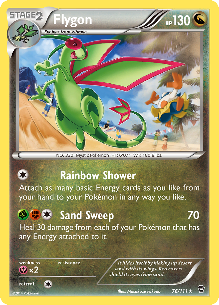 Flygon (76/111) [XY: Furious Fists] | Jack's On Queen