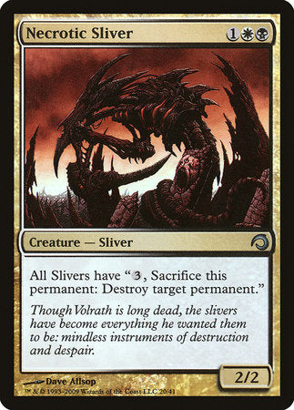 Necrotic Sliver [Premium Deck Series: Slivers] | Jack's On Queen