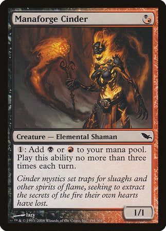 Manaforge Cinder [Shadowmoor] | Jack's On Queen