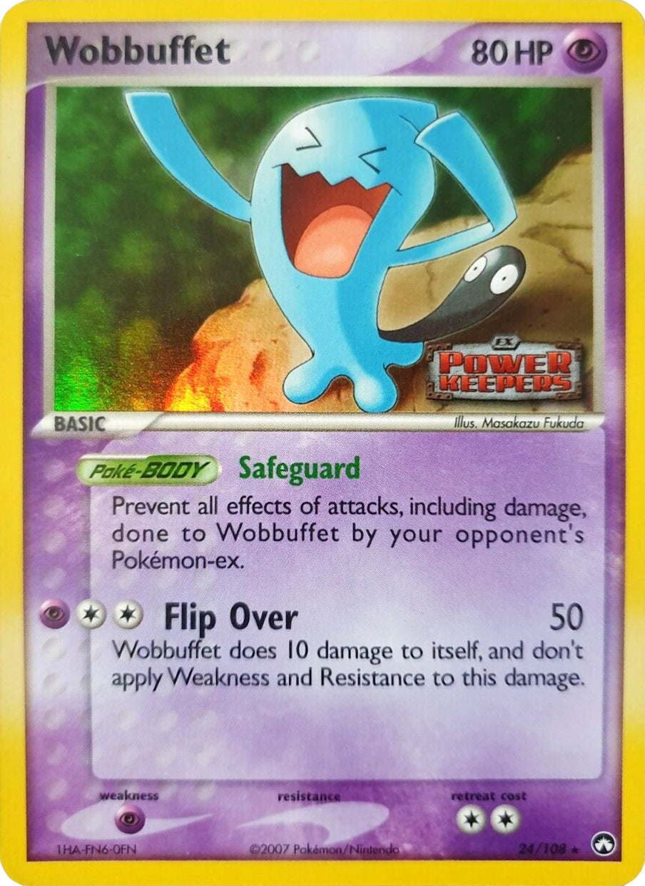 Wobbuffet (24/108) (Stamped) [EX: Power Keepers] | Jack's On Queen