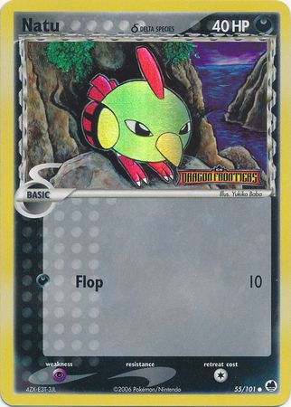 Natu (55/101) (Delta Species) (Stamped) [EX: Dragon Frontiers] | Jack's On Queen