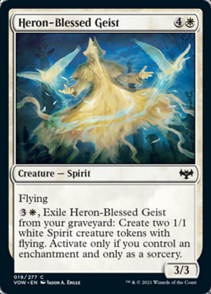 Heron-Blessed Geist [Innistrad: Crimson Vow] | Jack's On Queen