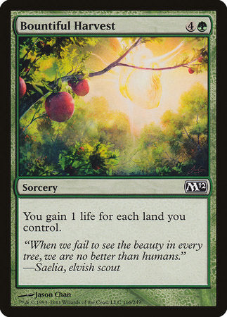 Bountiful Harvest [Magic 2012] | Jack's On Queen