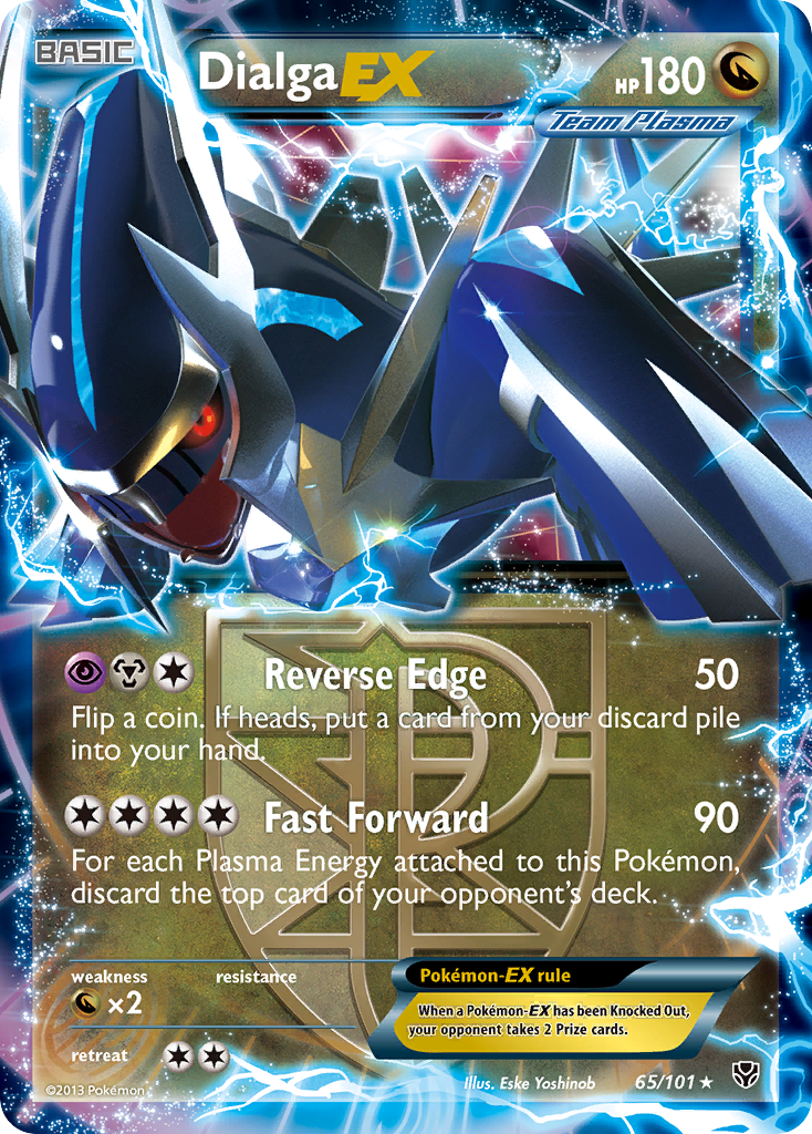 Dialga EX (65/101) [Black & White: Plasma Blast] | Jack's On Queen