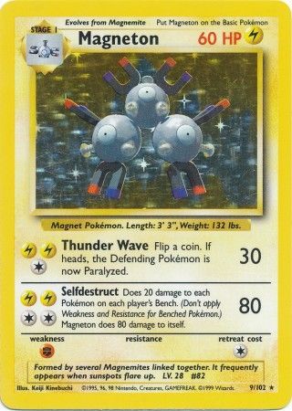 Magneton (9/102) [Base Set Unlimited] | Jack's On Queen