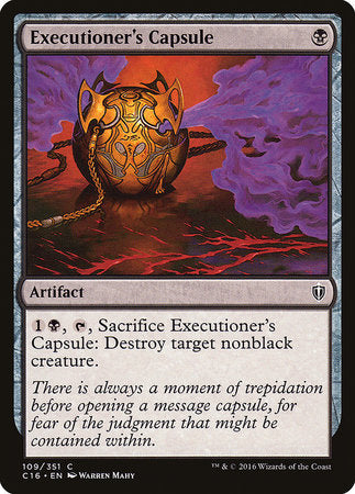 Executioner's Capsule [Commander 2016] | Jack's On Queen