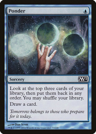 Ponder [Magic 2012] | Jack's On Queen