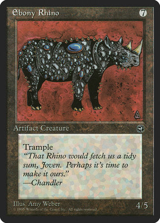 Ebony Rhino [Homelands] | Jack's On Queen