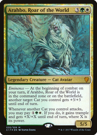 Arahbo, Roar of the World [Commander 2017] | Jack's On Queen