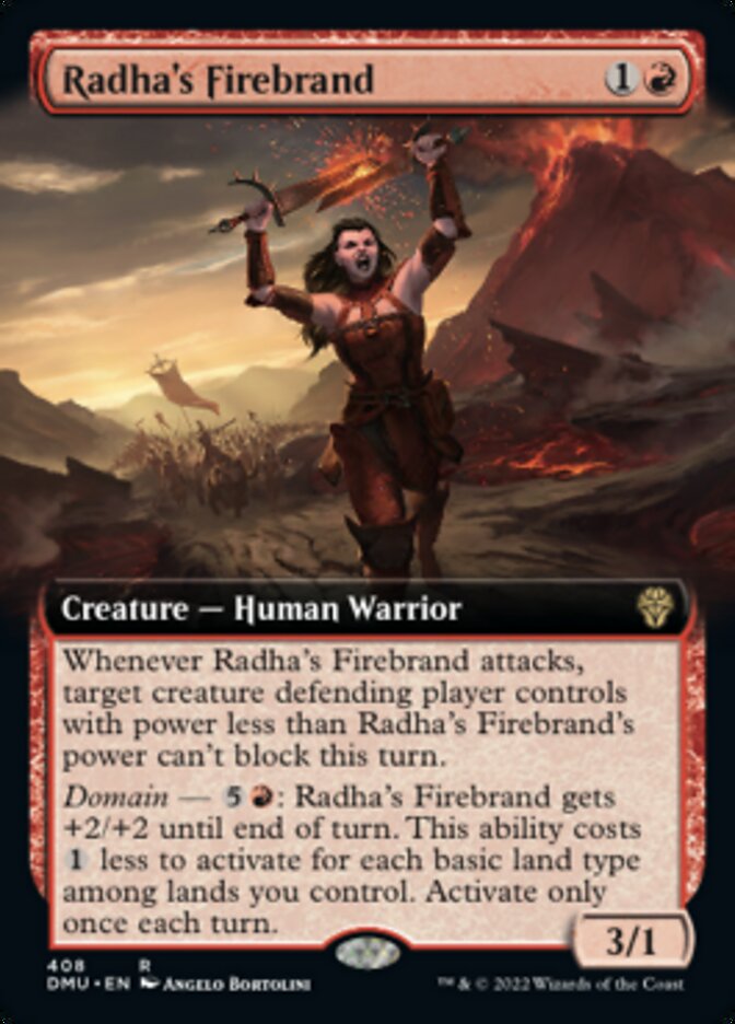 Radha's Firebrand (Extended Art) [Dominaria United] | Jack's On Queen