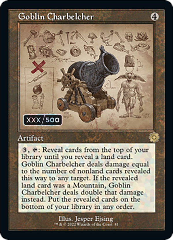 Goblin Charbelcher (Retro Schematic) (Serial Numbered) [The Brothers' War Retro Artifacts] | Jack's On Queen