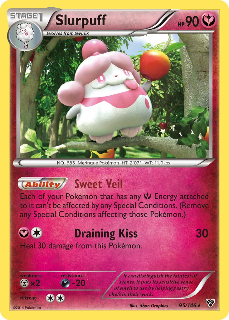 Slurpuff (95/146) (Theme Deck Exclusive) [XY: Base Set] | Jack's On Queen