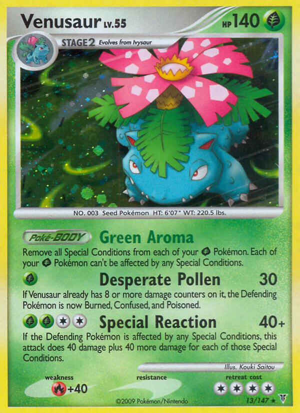 Venusaur (13/147) (Theme Deck Exclusive) [Platinum: Supreme Victors] | Jack's On Queen