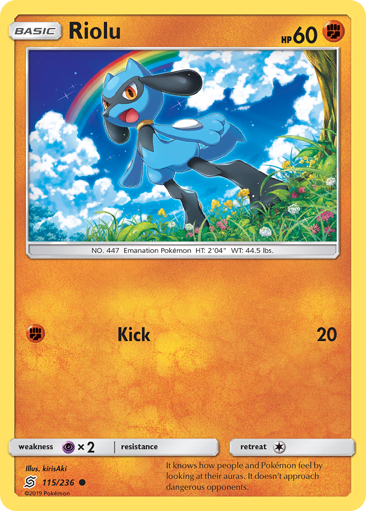 Riolu (115/236) [Sun & Moon: Unified Minds] | Jack's On Queen