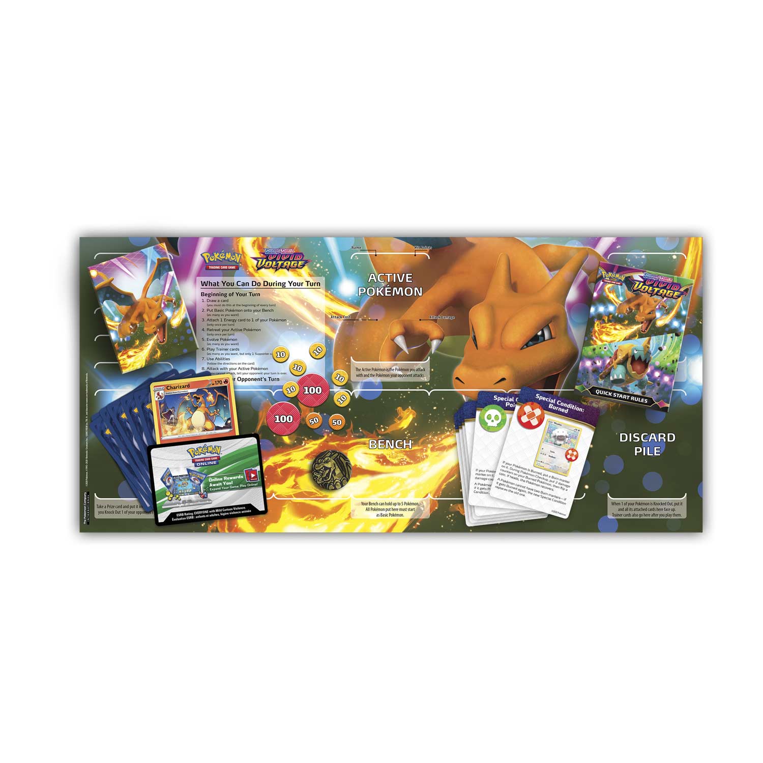 Sword & Shield: Vivid Voltage - Theme Deck (Charizard) | Jack's On Queen