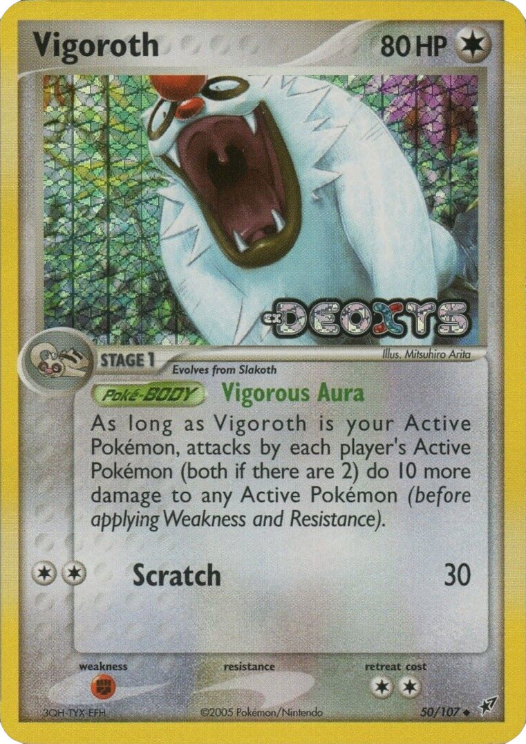 Vigoroth (50/107) (Stamped) [EX: Deoxys] | Jack's On Queen