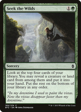 Seek the Wilds [Battle for Zendikar] | Jack's On Queen
