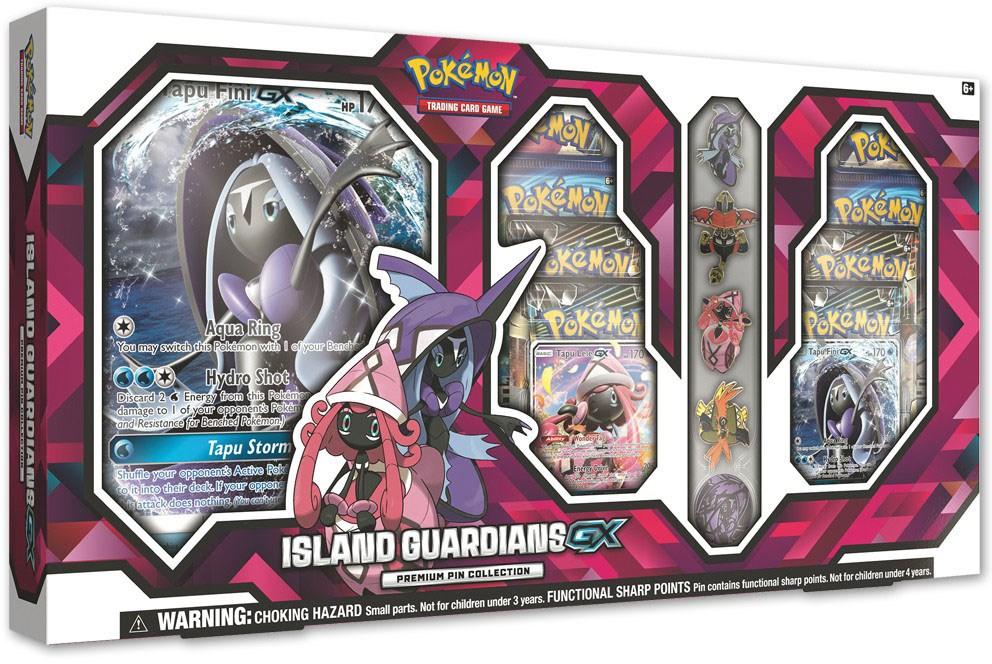 Sun & Moon: Lost Thunder - Premium Pin Collection (Island Guardians GX) | Jack's On Queen